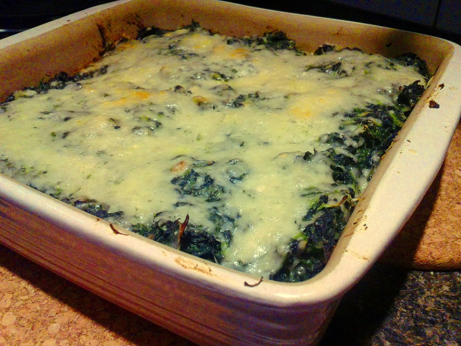 The College Food Blog Spinach Au Gratin