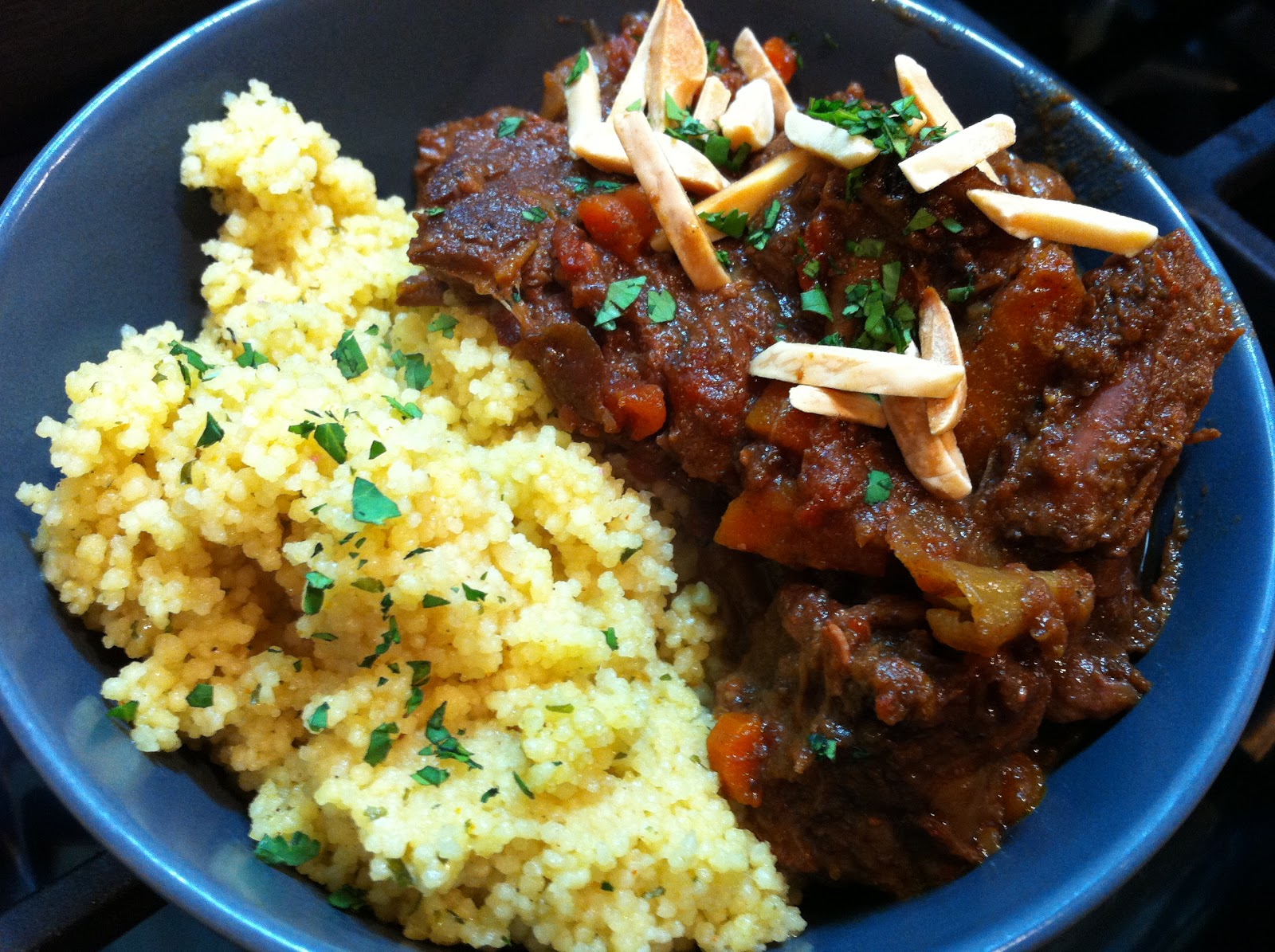 Cooking with SAHD Moroccan Beef Tagine