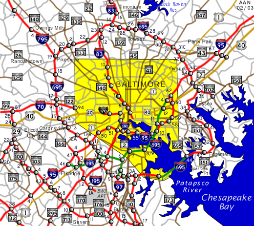 Baltimore Map 