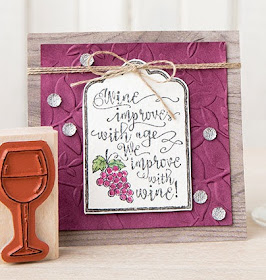 Stampin' Up! Half Full: 4 Wine-Themed Project Ideas ~ 2017 Holday Catalog