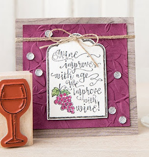 Stampin' Up! Half Full: 4 Wine-Themed Project Ideas ~ 2017 Holday Catalog