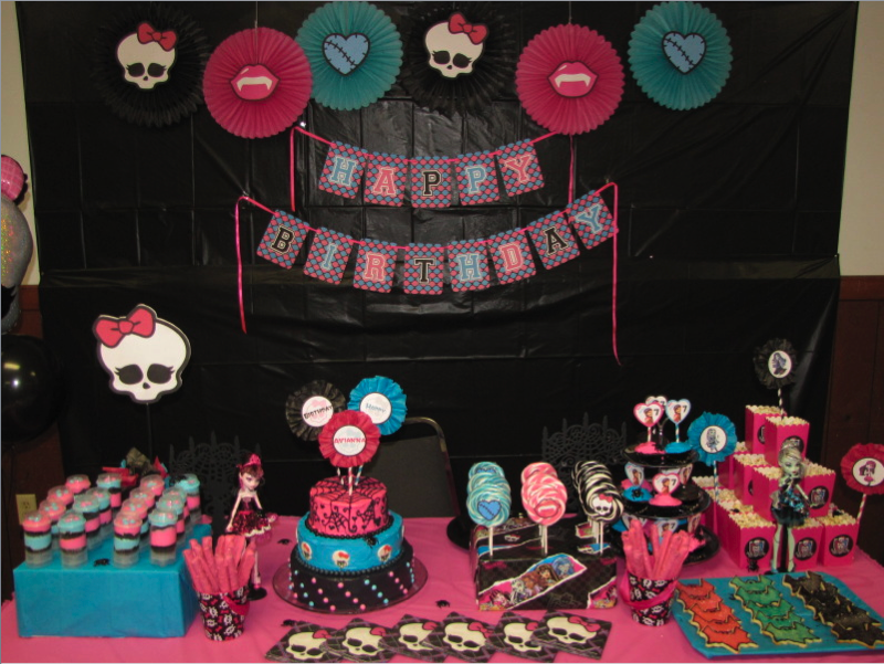 Diy Monster High Party Decorations Diy Monster High Party Decorations