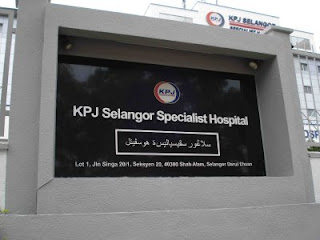 Medical centers in Malaysia: KPJ Selangor Specialist Hospital