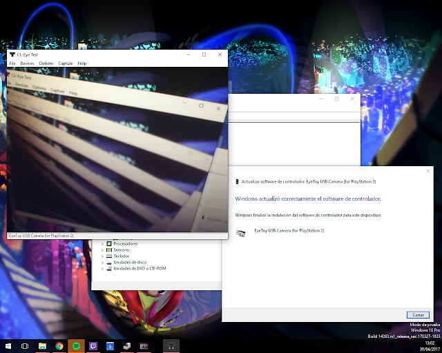 Installa la webcam di EyeToy in Windows10, Windows 8. WEBCAM