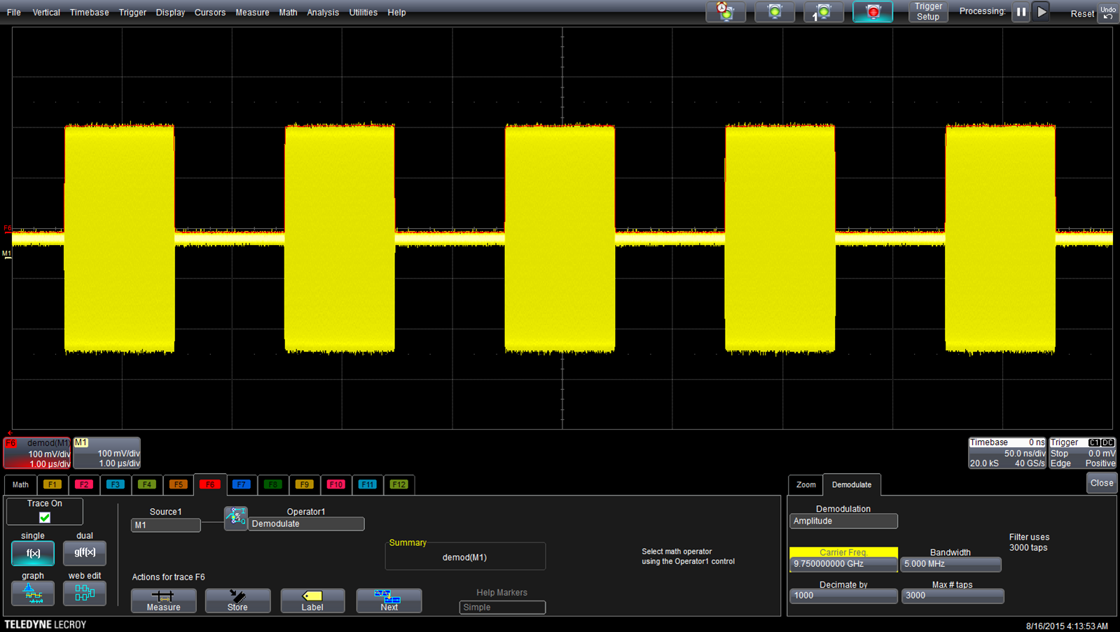 Test Happens Teledyne LeCroy Blog Determining an RF Burst's Envelope