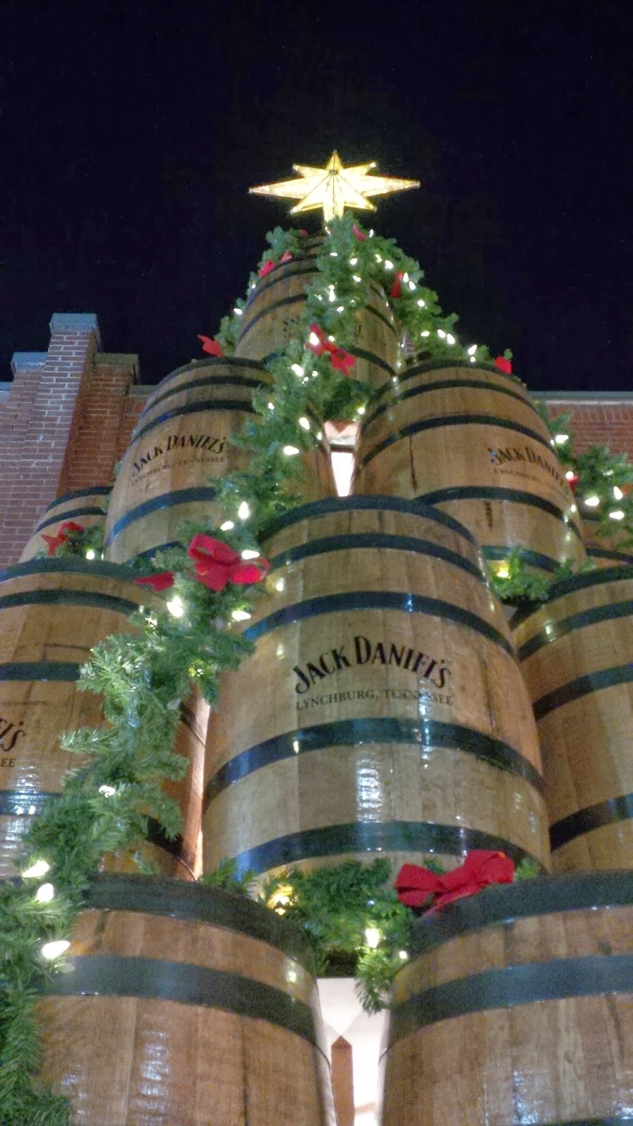 Jack Daniel's Barrel Tree Lighting Ceremony Real Man Travels