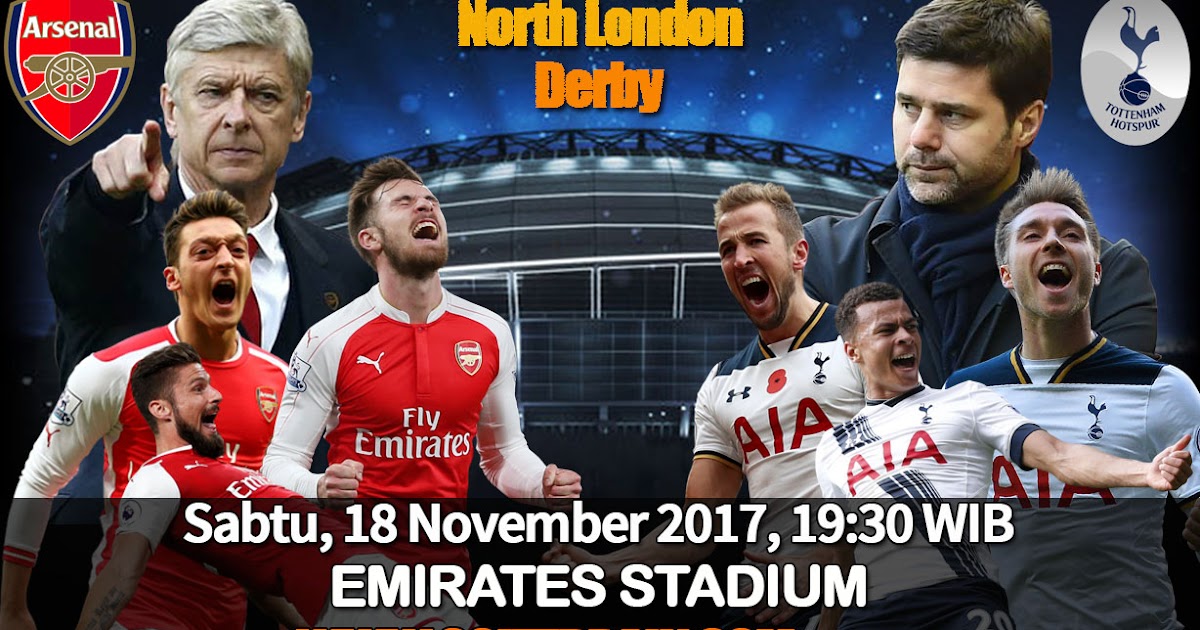 Prediksi Arsenal vs Tottenham 18 November 2017  Situs Prediksi