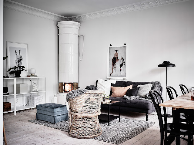 Nordenskiöldsgatan 30, Sober and elegant Swedish apartment