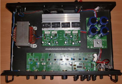 Assembled 500W Power Amplifier with 2SC2922, 2SA1216