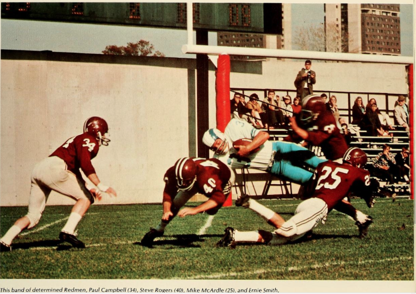 Gridiron Garb UMass Redmen (Minutemen) 196668
