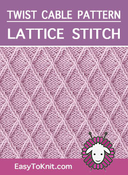 Free Knitting Pattern in the round