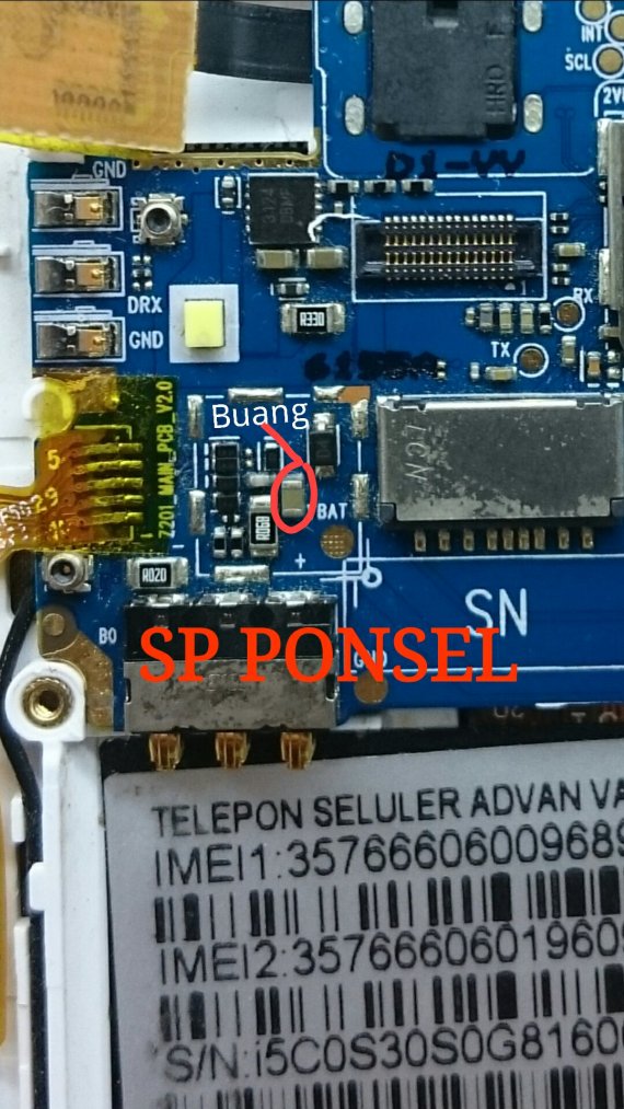 CATATAN TEKNISI HARDWARE Solusi Advan I5C Mati Total Dan