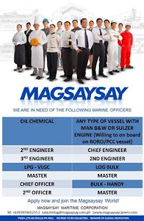 485 available seaman job hiring Filipino seaman officer, engineer for many vessels deployment January-February 2019