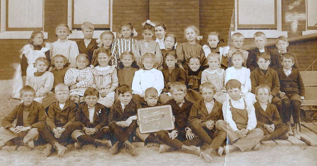 Sutton Nebraska Museum 1907 Second Grade Class Sutton Schools