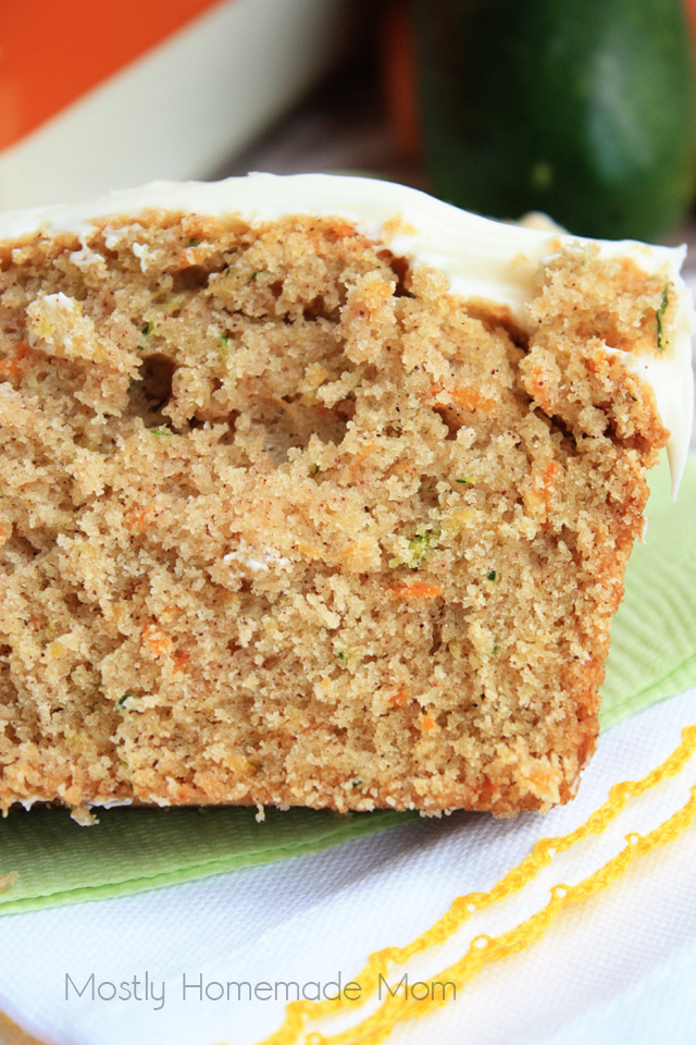 Carrot Cake Zucchini Bread Mostly Homemade Mom