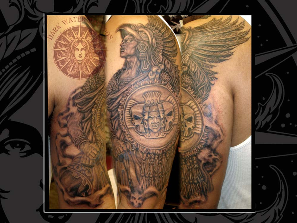 Aztec Warrior Tattoo Best Art Designs