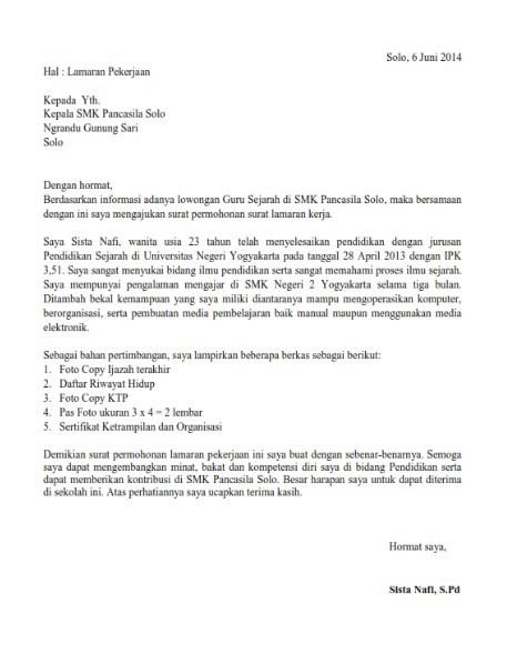 23+ Contoh surat lamaran dari media elektronik terbaru yang baik dan benar