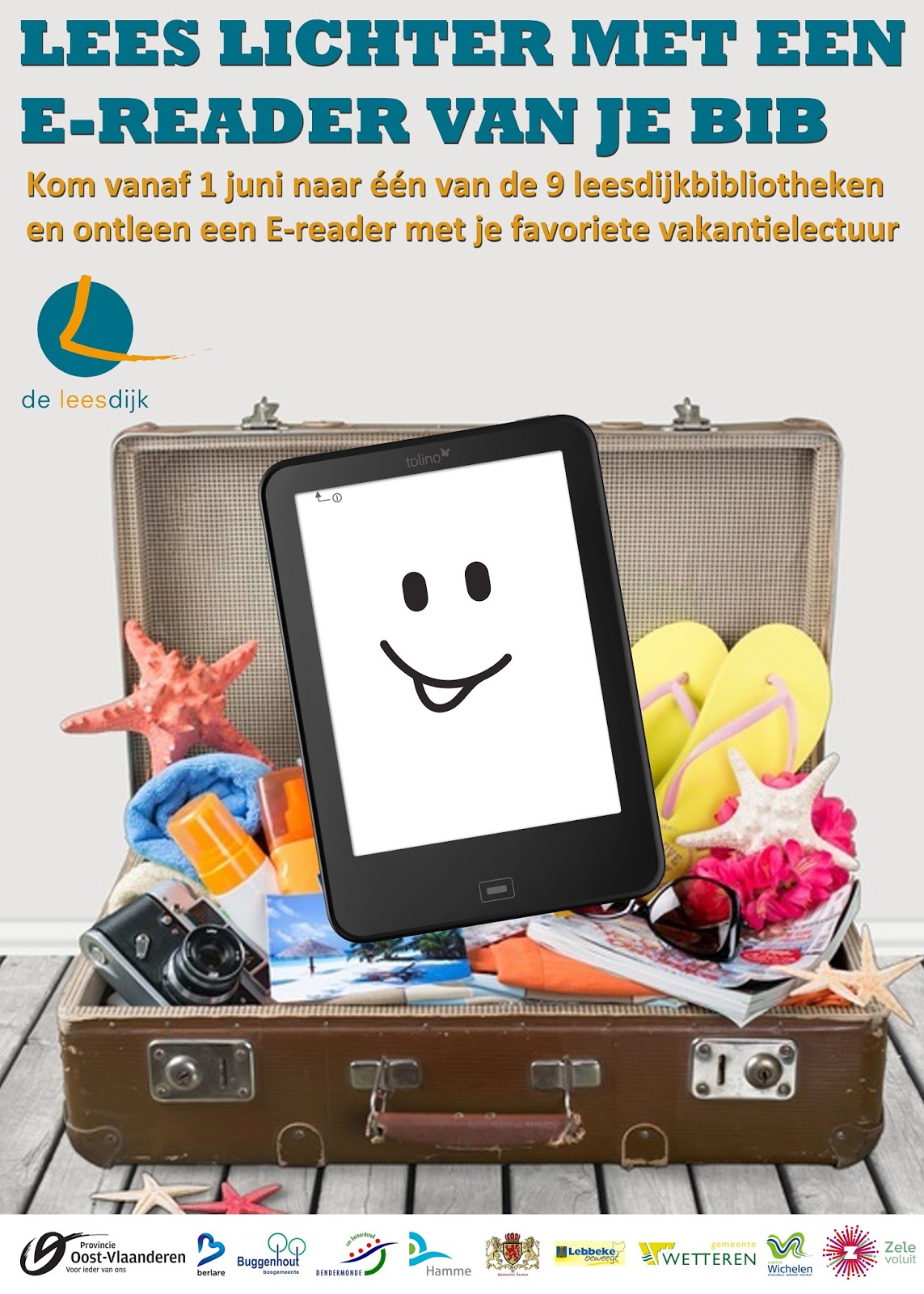 Bibliotheek Wichelen Uitlenen van eboeken op een ereader van de bib