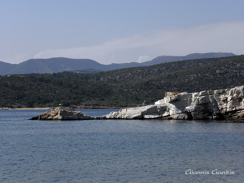 Salonikios beach at Astris Thasos Greece (June 2012