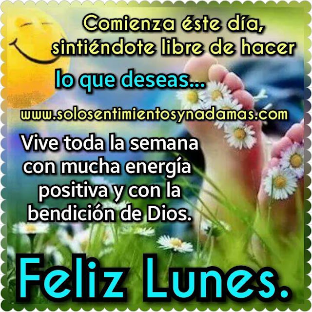 Feliz lunes.