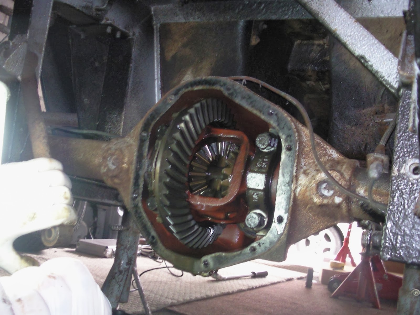 Reliant Scimitar GTE V8 Build Returning to work on Scimitar, Rear axle