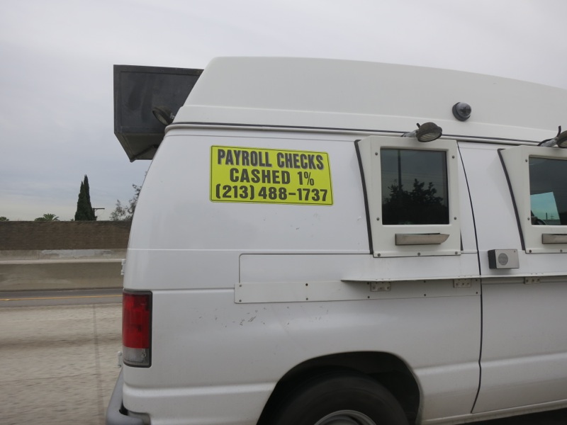 MELROSEandFAIRFAX Sketchy Sketch Mobile Check Cashing