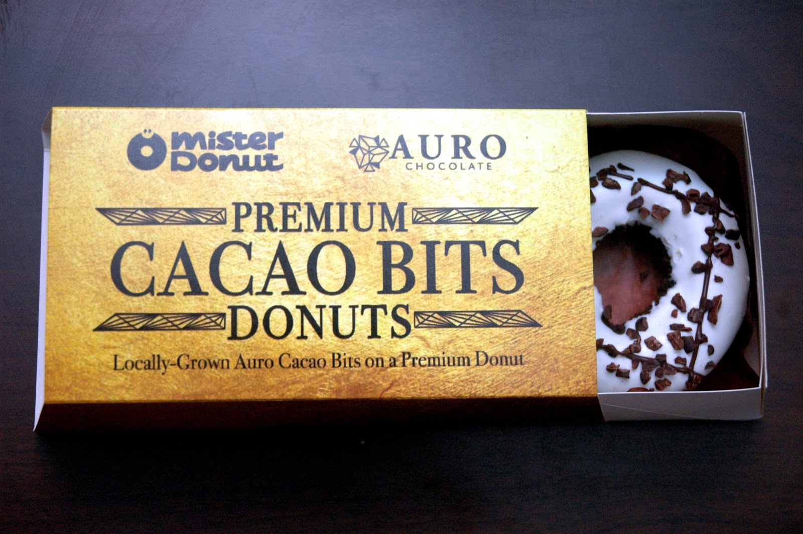 DUDE FOR FOOD Indulgent Collaborations Mister Donut + Auro Chocolate