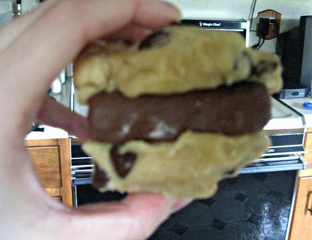 Candy Bar Stuffed Chocolate Chip Cookies