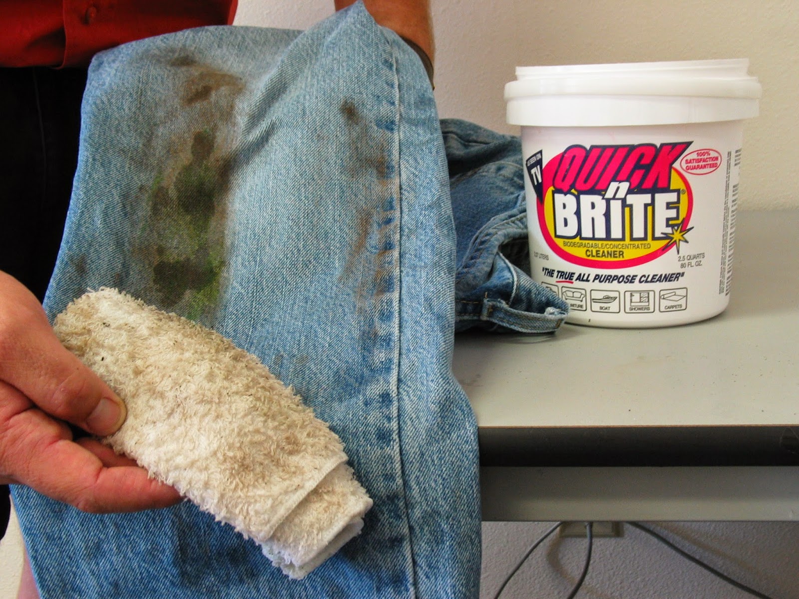 Quick n Brite Quick Cleaning Tips How to Remove Grease Stains in Denim Jeans