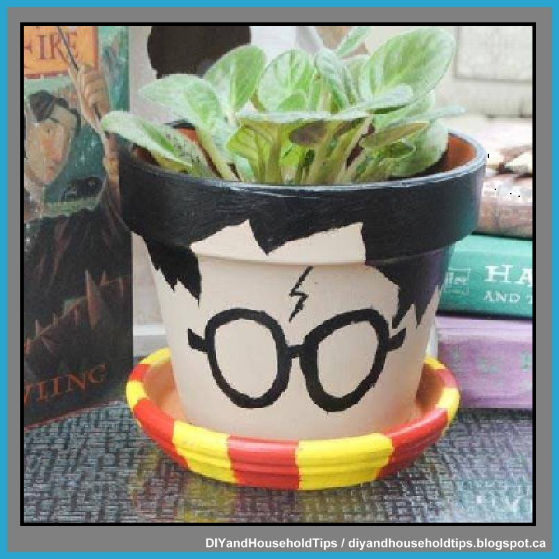 DIY And Household Tips DIY Harry Potter Flower Pot