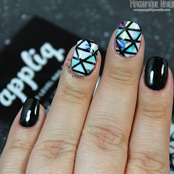 nail wraps inlay appliq pearl nails