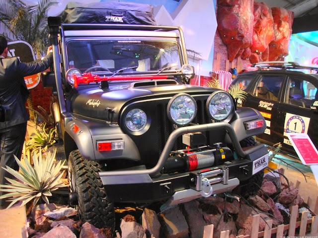 Mahindra Thar Midnight Edition showcased at Auto Expo 2014