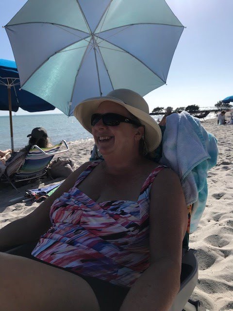 Jane at Smathers Beach
