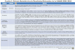 CUADRO 2. SÍNTESIS NEMOTÉCNICA UAAAN 2006-2010