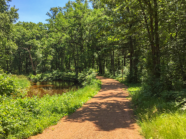 The Green Circle Bike Trail in Stevens Point Wisconsin
