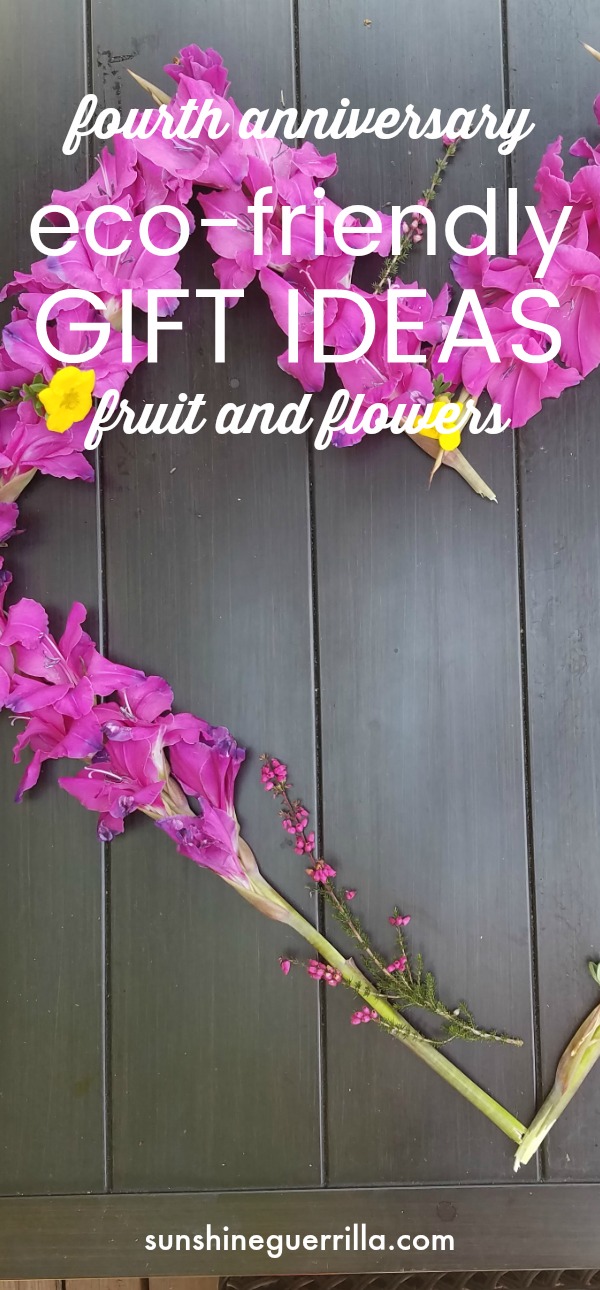 Unique and EcoFriendly Fourth Anniversary Fruit and Flower Gift Ideas