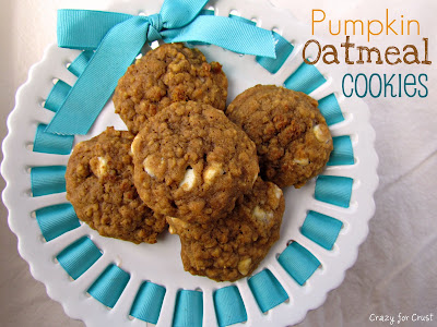 pumpkin oatmeal cookies (12 weeks of christmas cookies)