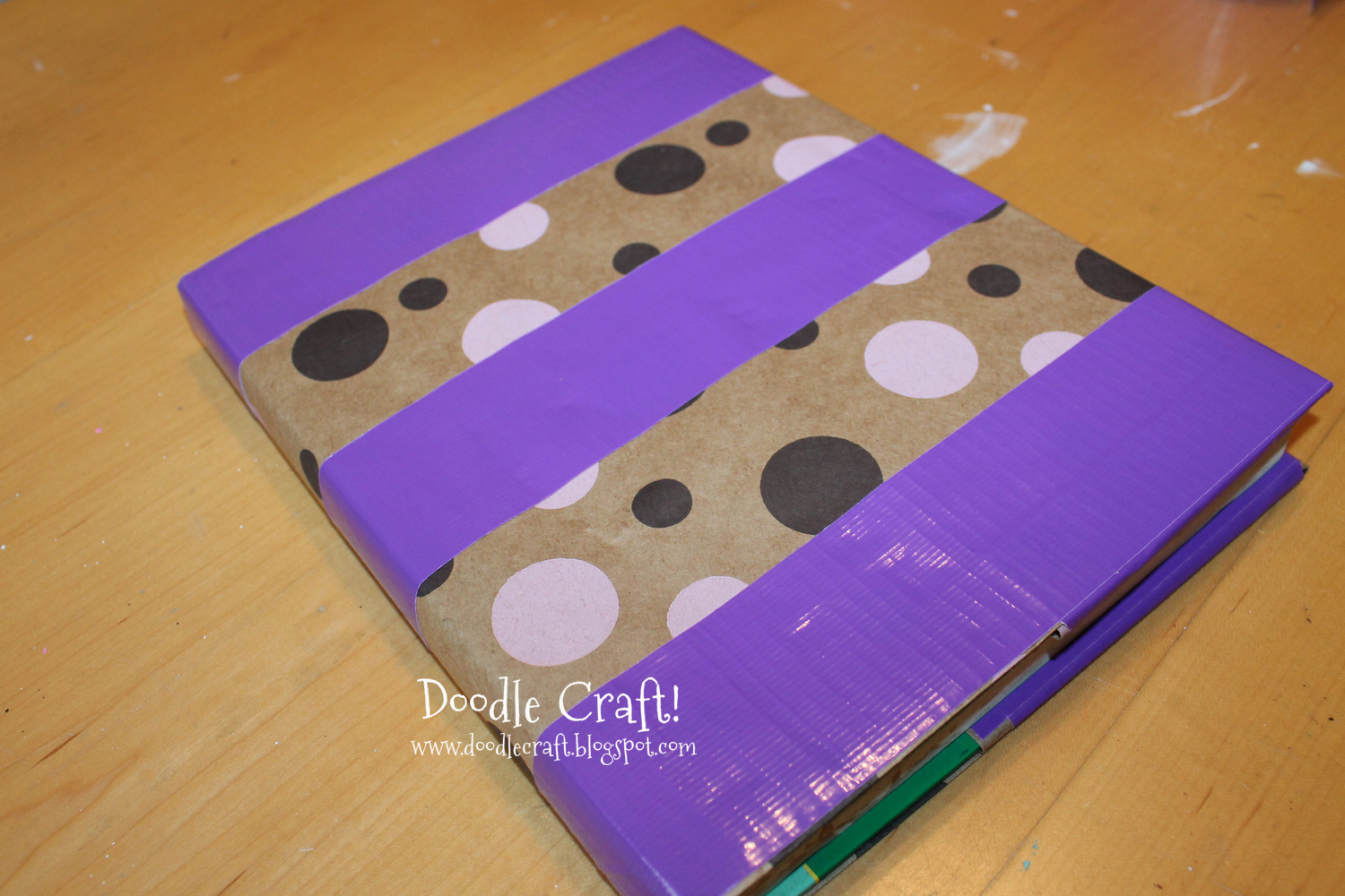How to Cover a Textbook with Duct Tape!