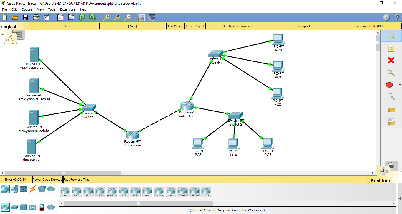 Cara Membuat Dns Server Di Cisco Packet Tracer
