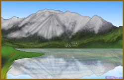 mountains draw cartoon mountain sketch drawing valley landscapes step dragoart kantri papa posted am slideshow