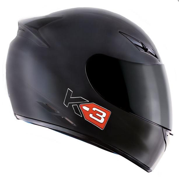 NEW AGV K3 MATT BLACK MOTORCYCLE MOTORBIKE HELMET XL Nuevo Design