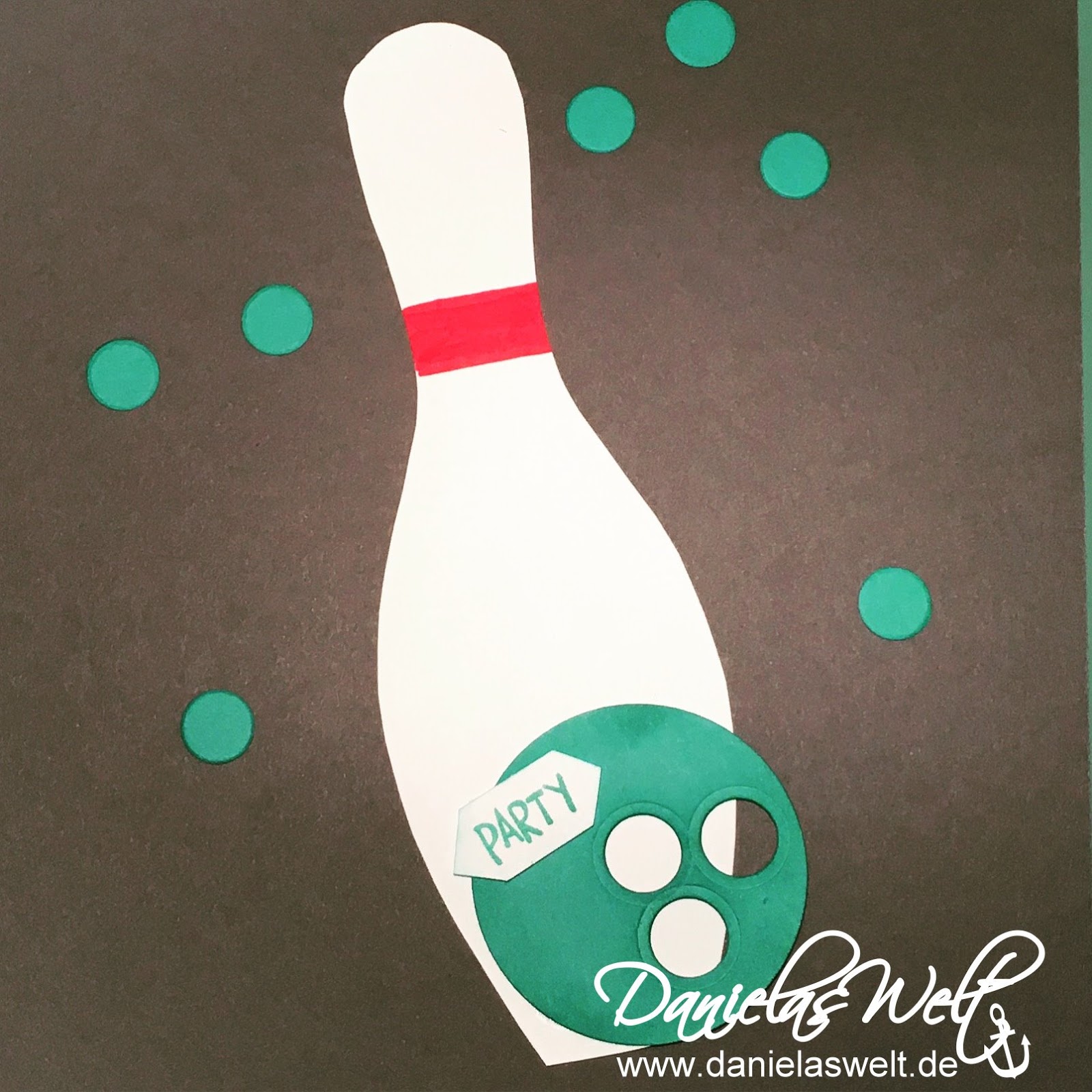 Danielas Welt: Einladungskarten zum Bowling