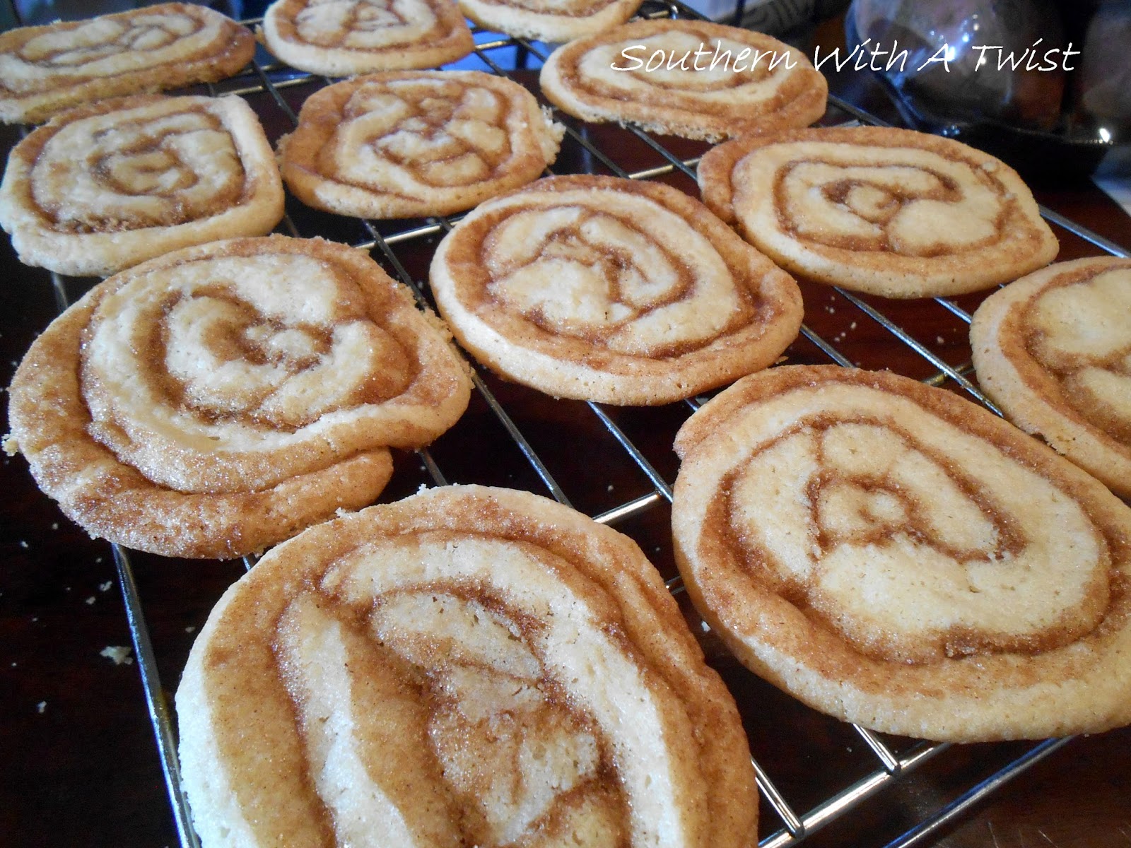Southern With A Twist Snickerdoodle Pinwheel Cookies