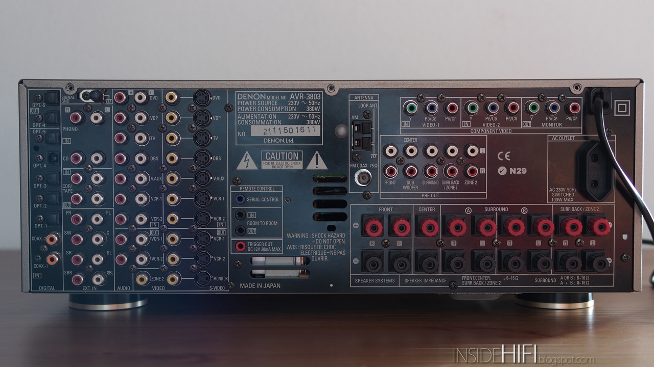 Inside HiFi Denon AVR3803
