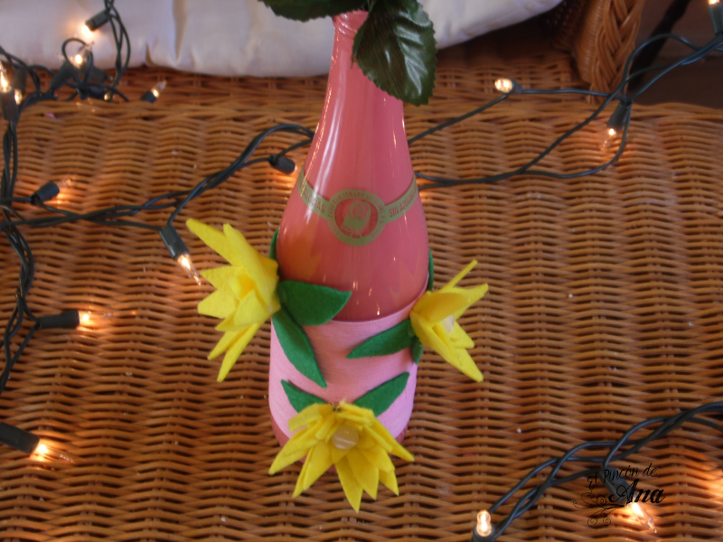 Decoración con material reciclado para una noche de verano