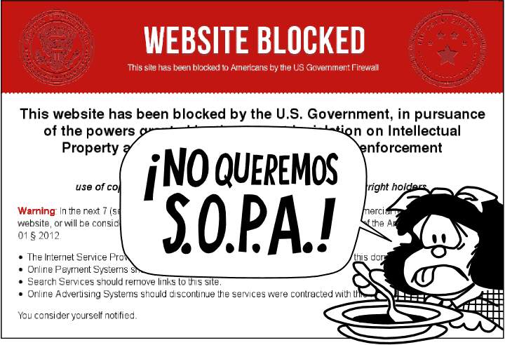 NO queremos SOPA