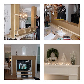 Homely Tw: selbstgebaute Kaminkonsole