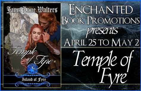 enchanted book promotins, jane lane walters, temple of fyre, fantasy romance
