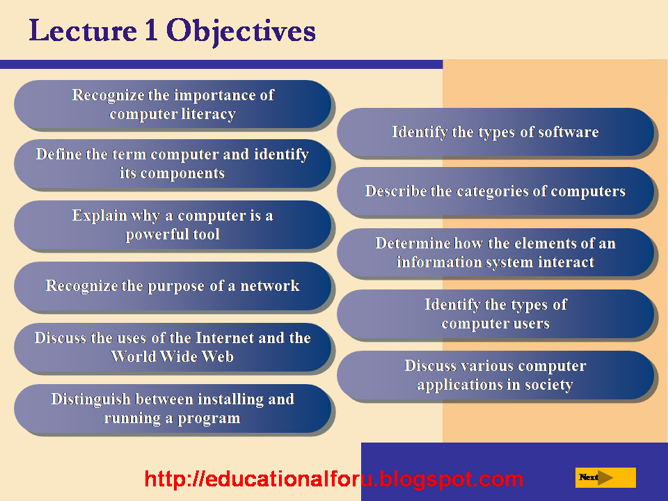 Education4all: Discovering computers, free computer learning ...