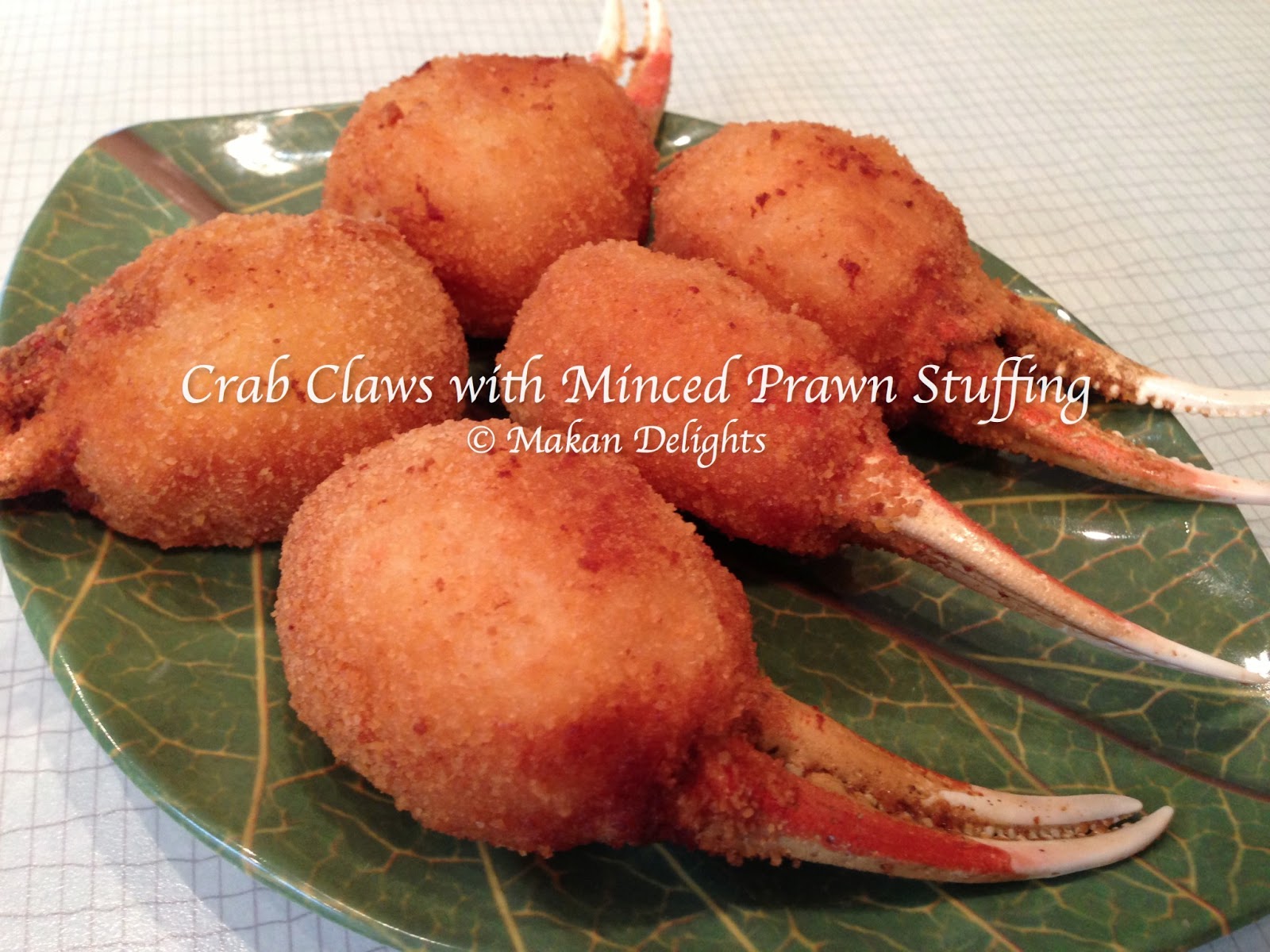 Makan Delights Crab Claws with Minced Prawn Stuffing